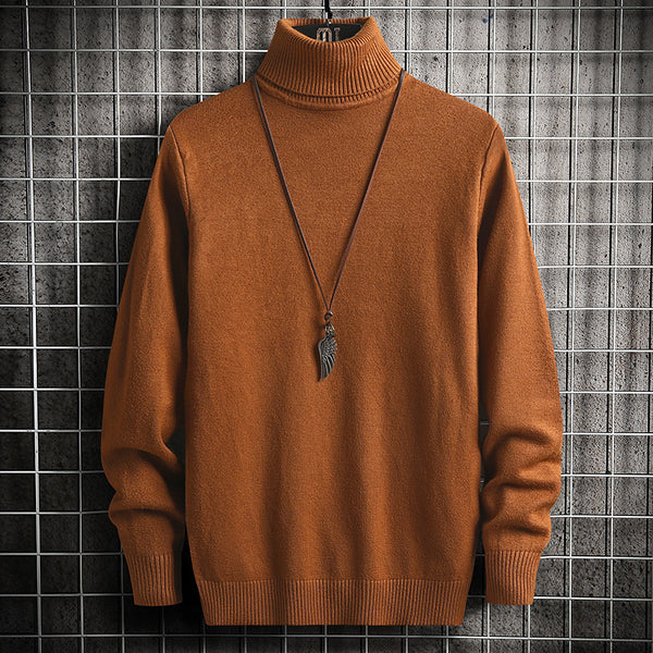 Personalized Solid Color Sweater Men's Sweater