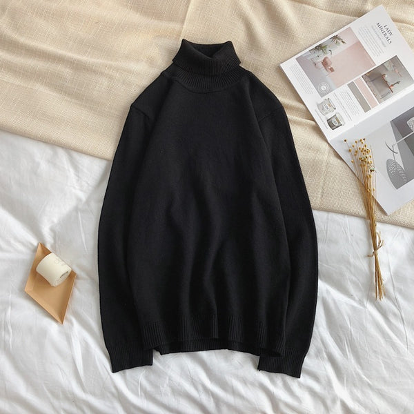 Casual All-Match Long-Sleeved Sweater Round Neck Bottoming Shirt