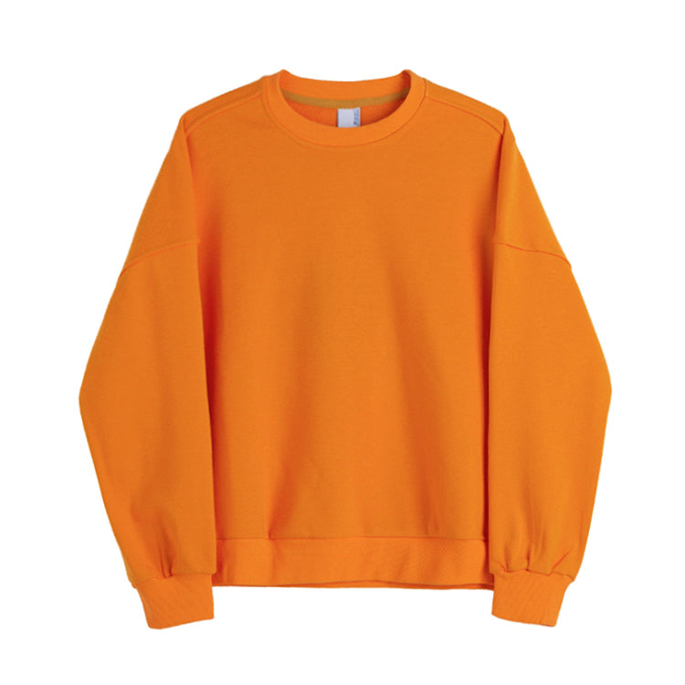 New Spring Korean Solid Color Round Neck Sweater