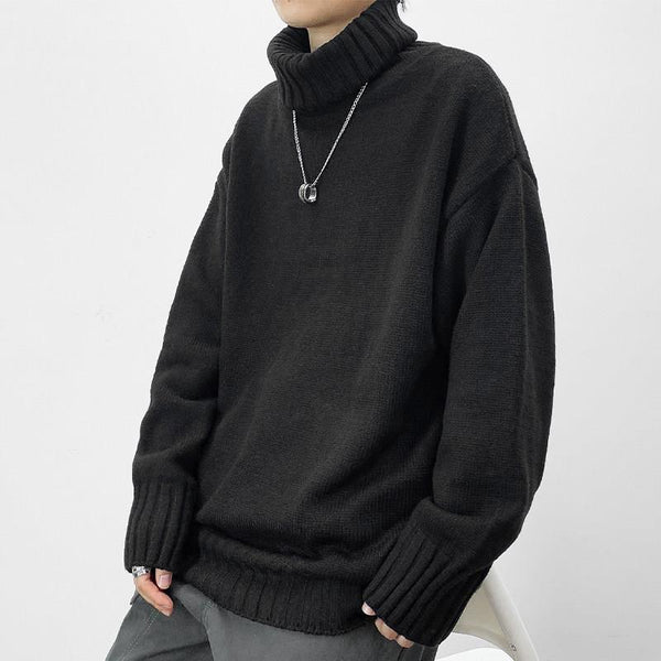 Simple Men's Thick Turtleneck Sweater