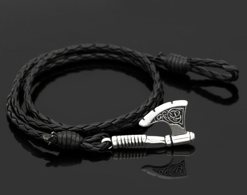 Leather Pendant Multilayer Bracelet