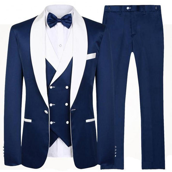 Casual Three-piece groom Wedding Suit men