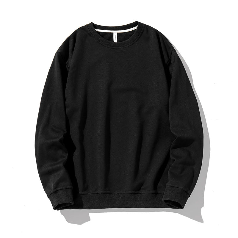 Round neck casual pullover sweater