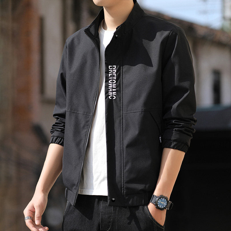 Slim Trendy Embroidered Thin Casual Jacket