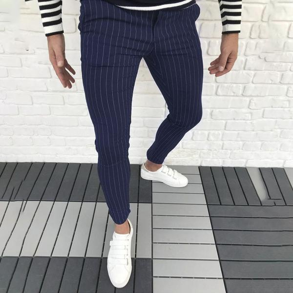 Striped men casual pant