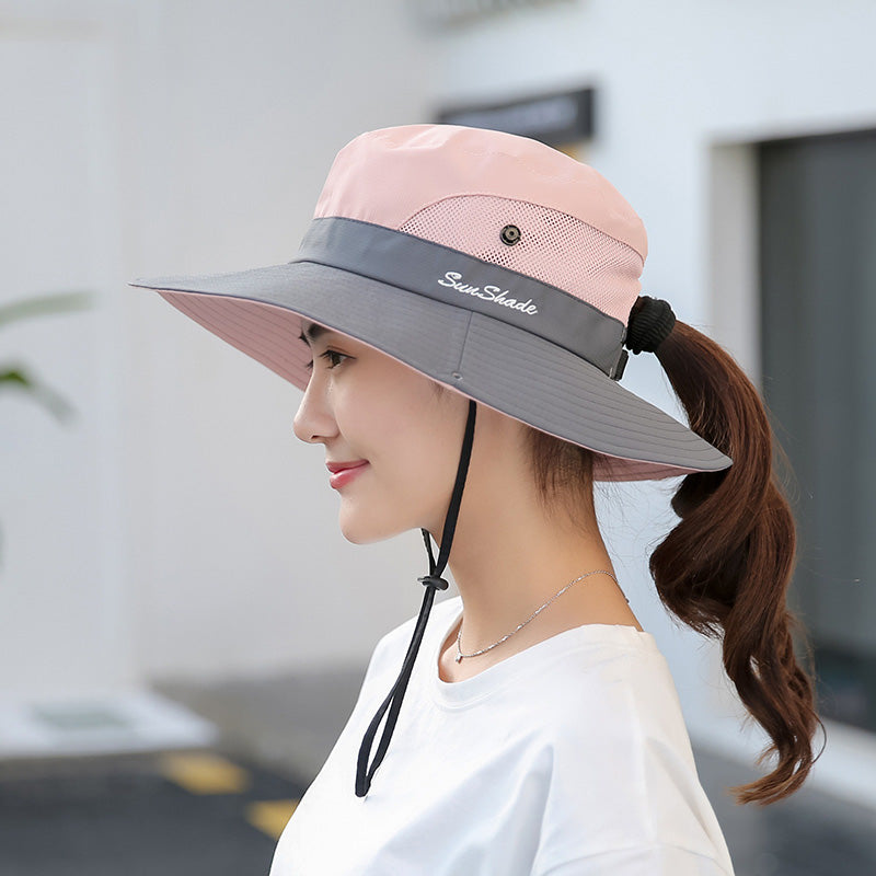 Summer Foldable Sun Fisherman Hat Women