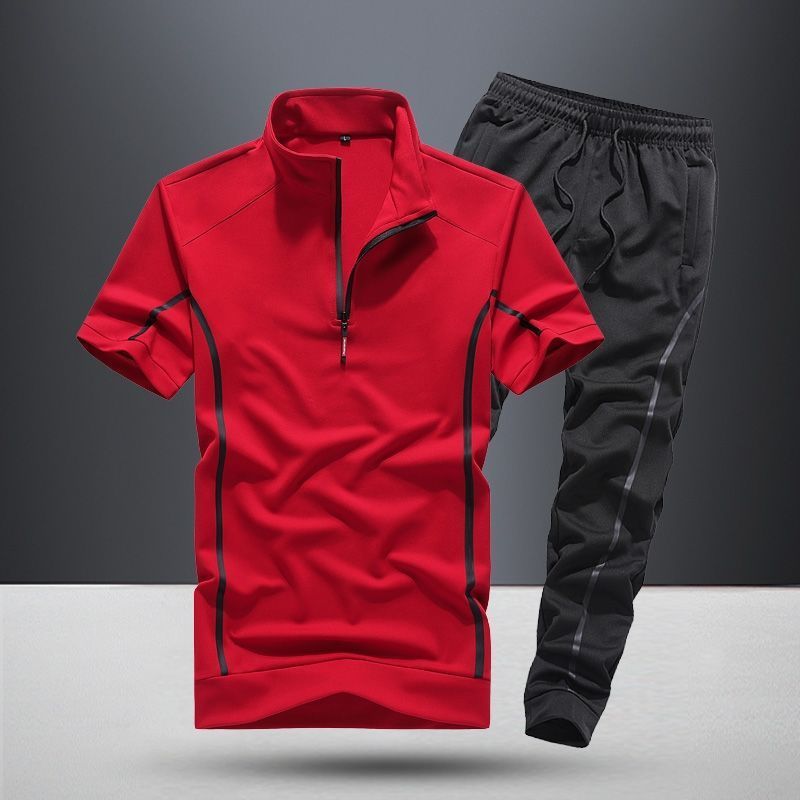 Spring And Summer Casual Running Suit Men