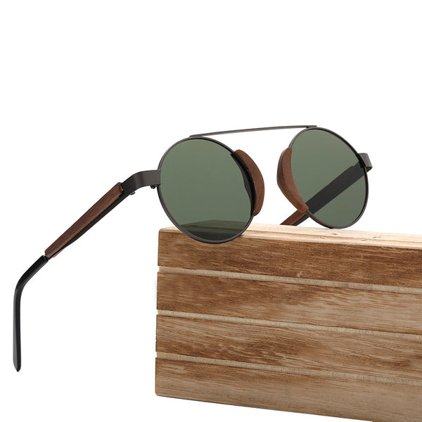Gafas de sol retro de bambú Gafas de madera para hombres y mujeres 