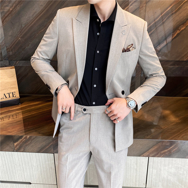 Slim-fit Trendy Business Jacket Suit