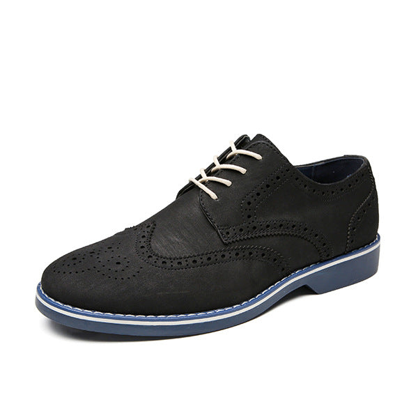 Leather Shoes Men Casual British Formal Wear Shoes