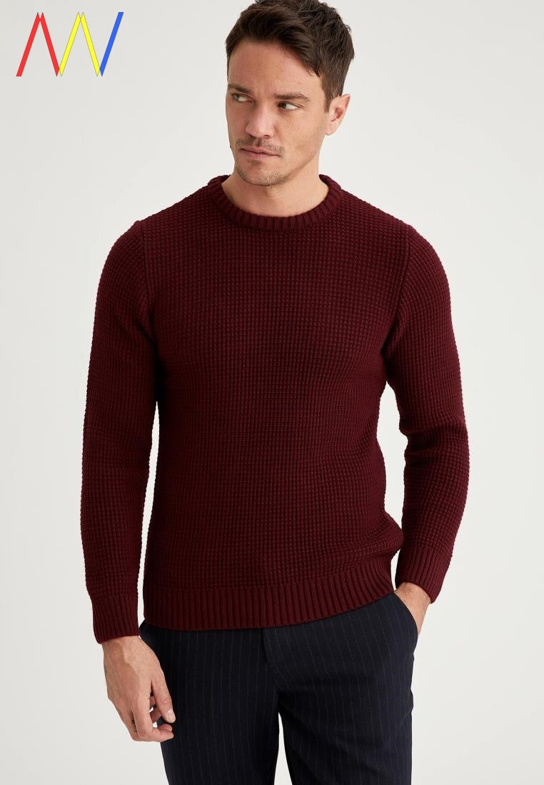 Black Stripe Oversize High Sweater