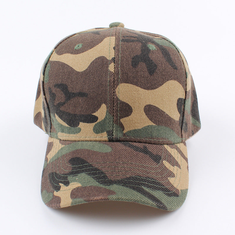 Retro Cap Camouflage Baseball Cap Men's And Women's Sun Hat Curved Brim Hat