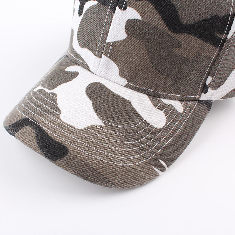 Retro Cap Camouflage Baseball Cap Men's And Women's Sun Hat Curved Brim Hat