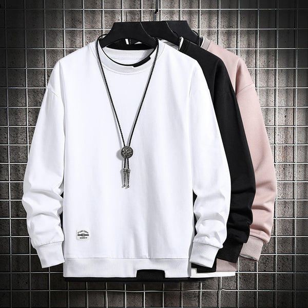 Round Collar Autumn Sweatshirt Men