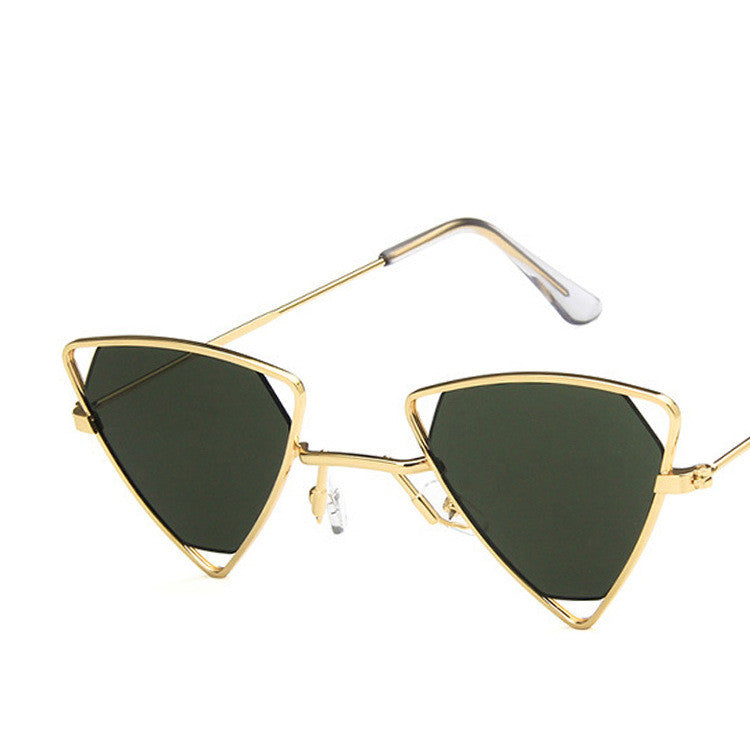 Retro Alloy Triangle Punk Sunglasses Men and women