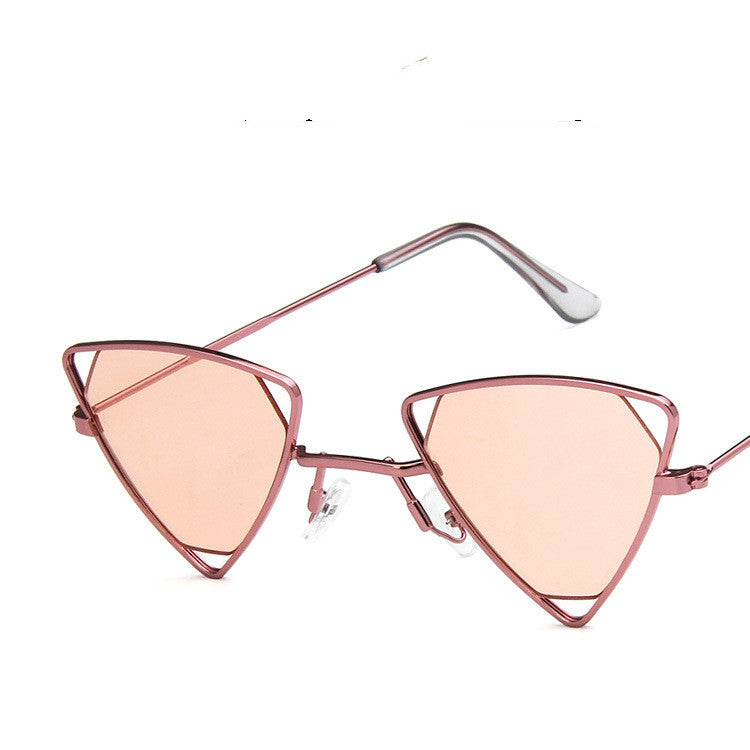 Retro Alloy Triangle Punk Sunglasses Men and women