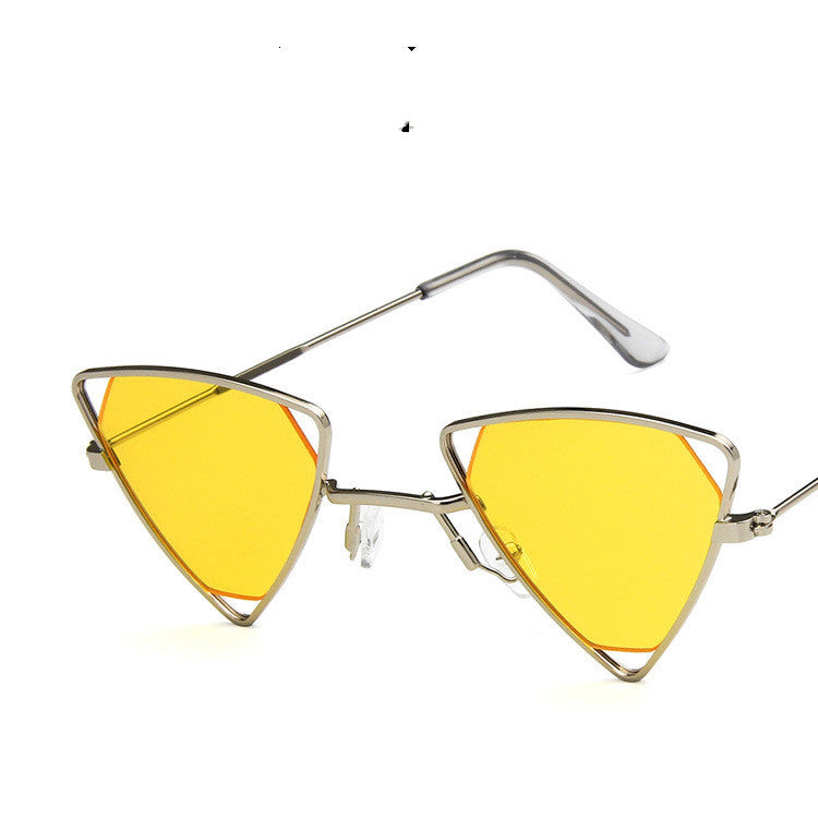 Retro Alloy Triangle Punk Sunglasses Men and women