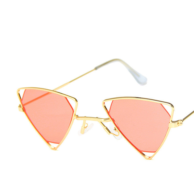 Retro Alloy Triangle Punk Sunglasses Men and women