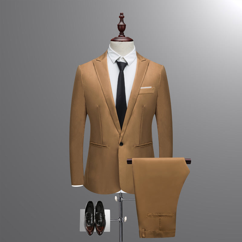 Conjunto de traje de negocios para hombre Traje de hombre Slim Fit