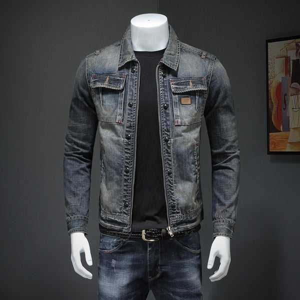 Chaqueta vaquera slim fit para hombre