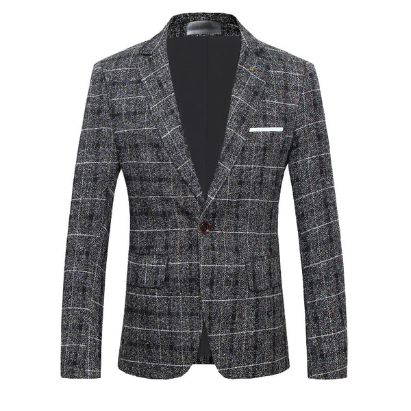 Blazer de hombre slim fit a cuadros