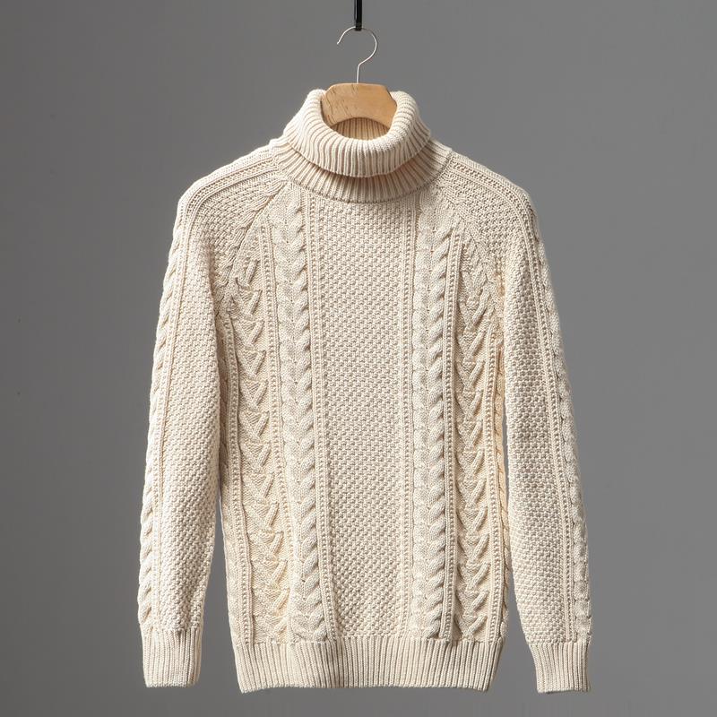 Pure Color Classic Twist Casual Winter sweater