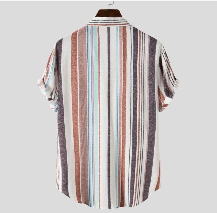 Printed Casual Men's Short-sleeved Shirt