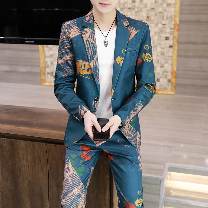 Men's slim Korean Style blazer