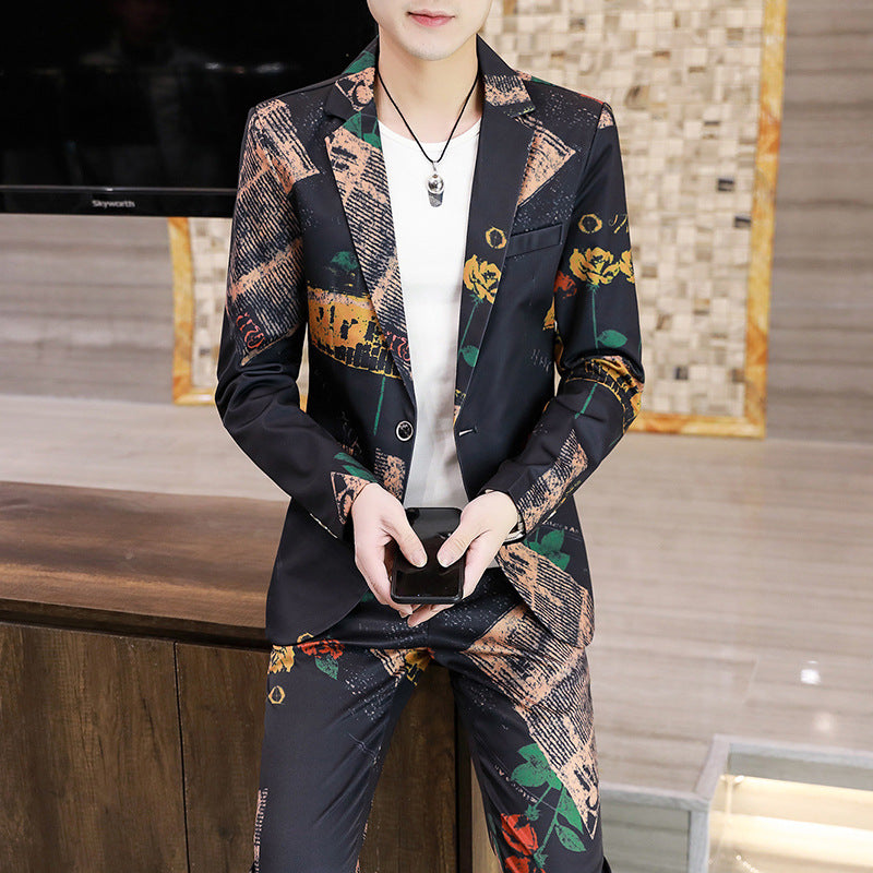 Men's slim Korean Style blazer