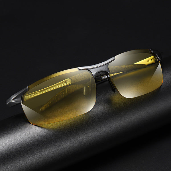 Day And Night Color-changing Glasses Driving Sunglasses