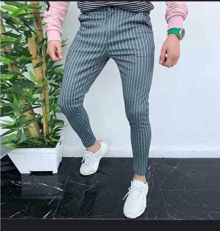 Striped men casual pant