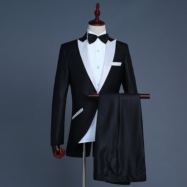 Vestido masculino traje de esmoquin de boda