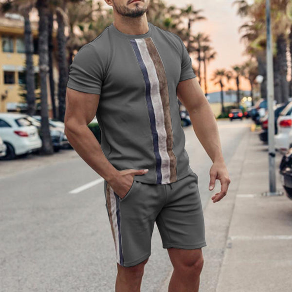 Short Sleeve Casual jumpSuit for men