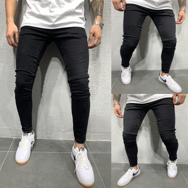 Men's casual stretch jeans