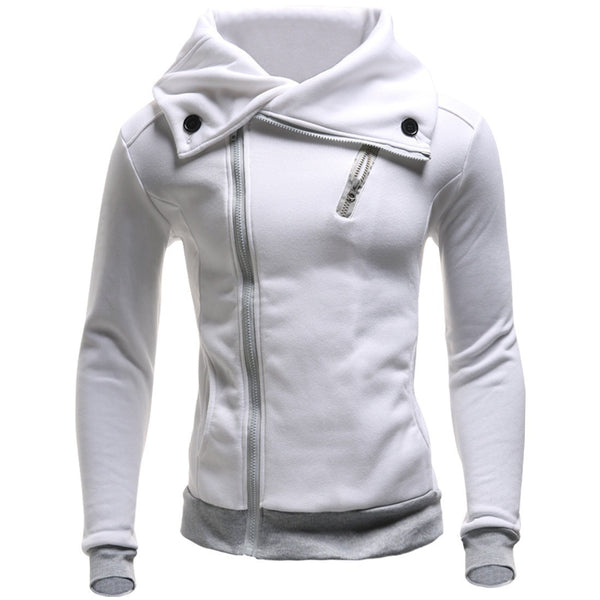 Chaqueta casual delgada con solapa grande para hombre