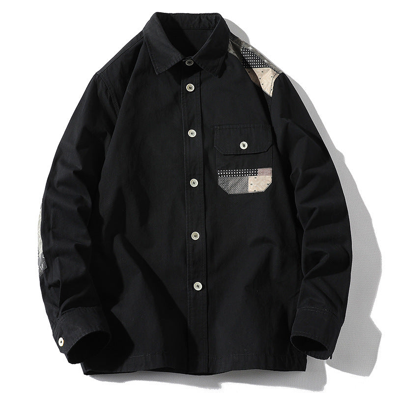 Fashion Teen Casual Retro Workwear shirt jacket