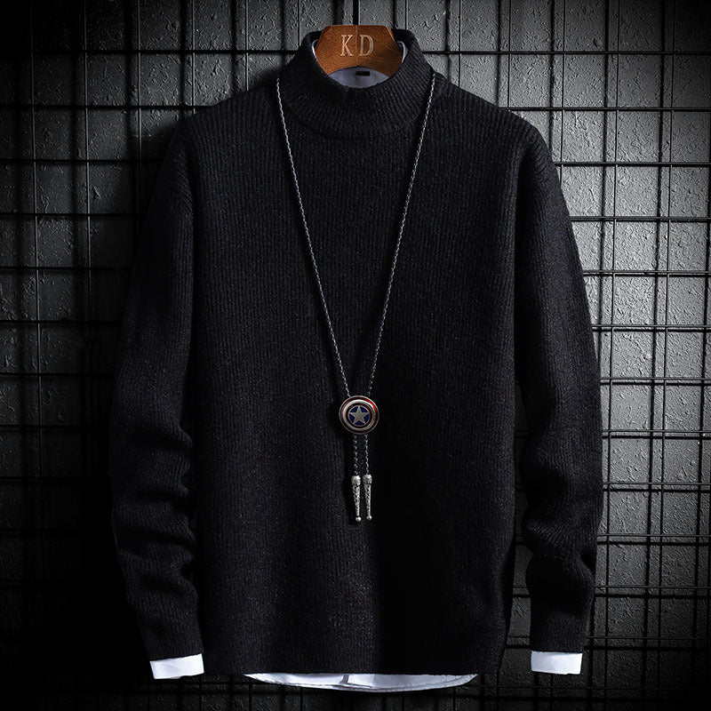 Youth Loose Winter Half Turtleneck Sweater