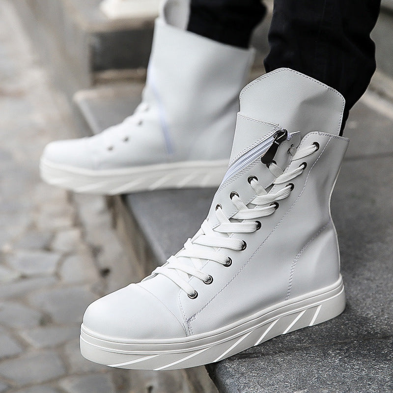 High top lace up Martin boots