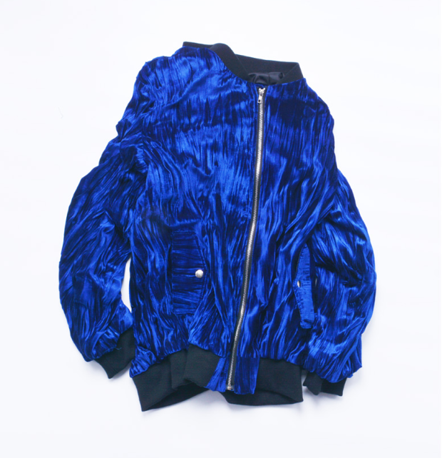 Blue Velvet Couple Jacket