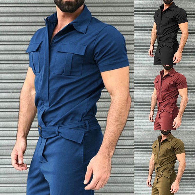 Traje casual de una pieza para hombre.