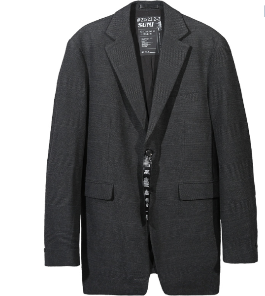 Trendy loose long sleeve suit for men
