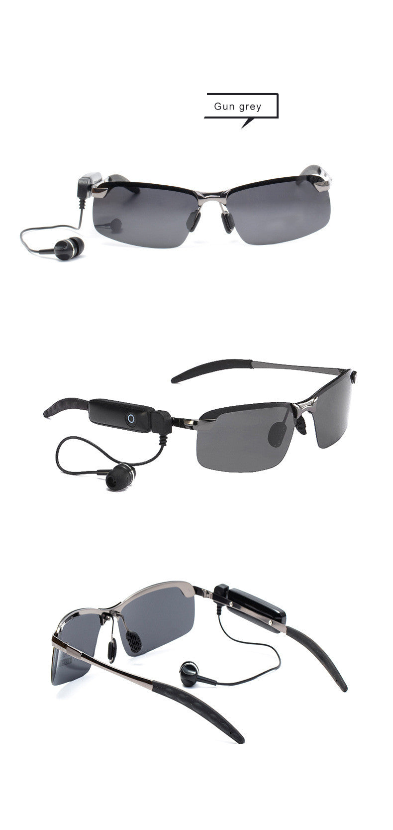 Stereo bluetooth glasses