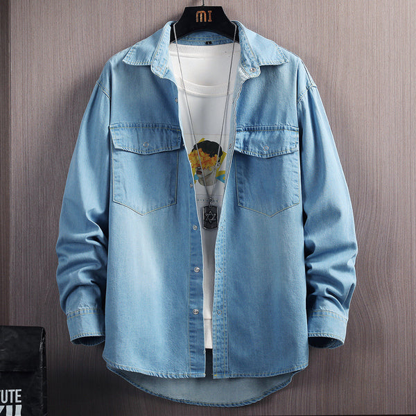 Men's Summer Denim Shirt Jacket