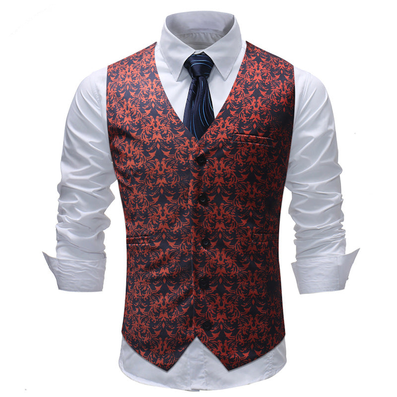 Men's Casual Men's Suit Vest Formal Wear Wedding