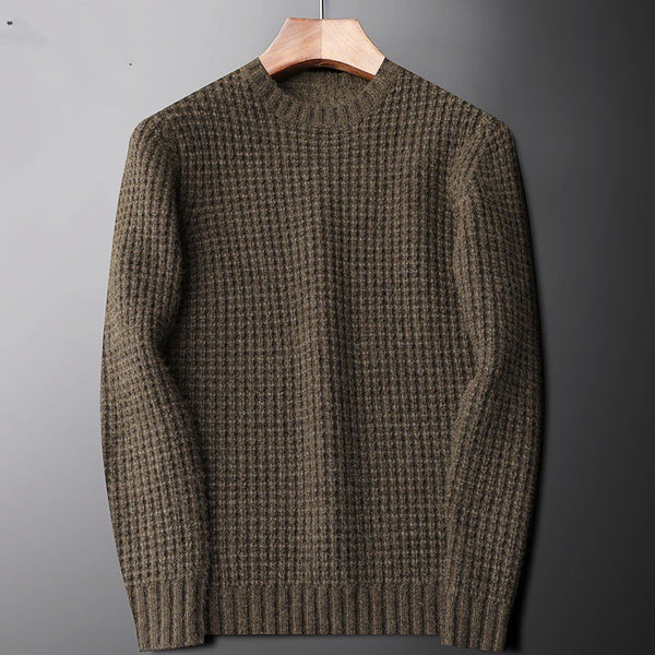 Spring And Autumn Round Neck Sweater For Men