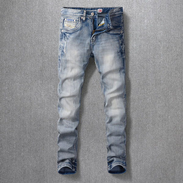 European And American Fashion Ripped Men's Jeans