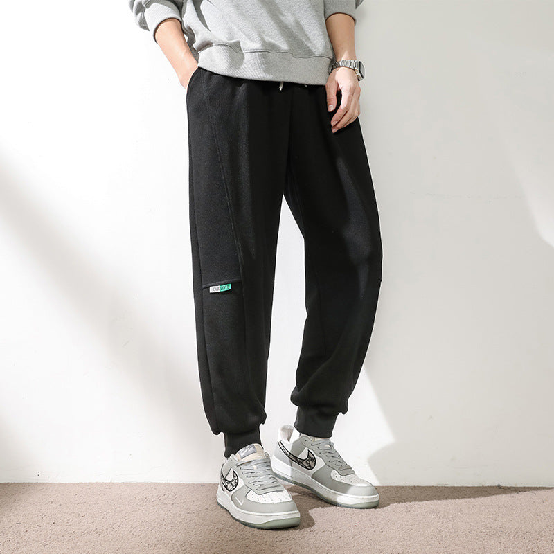 Men's Spring Casual Sports Trousers Ins Grey Sweatpants