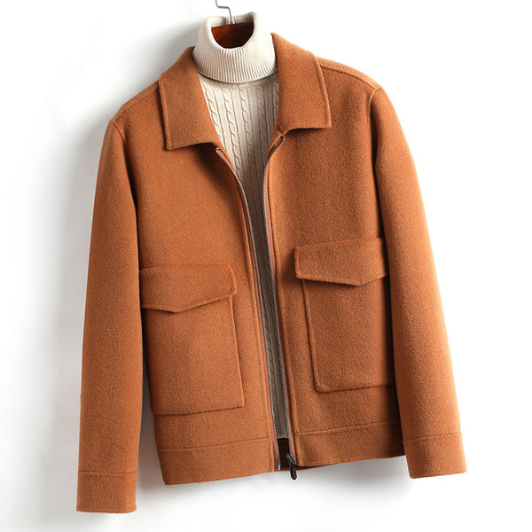 Lapel Padded Double-sided Coat