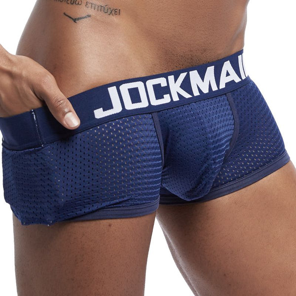 JOCKMAIL Braguitas de malla de secado rápido para hombre