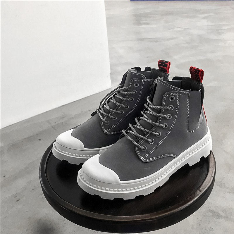 Fashion Ankle Boots Winter Autumn men's Motorcycle Martin Boots